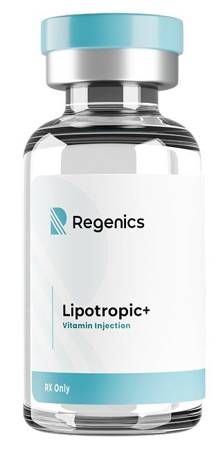 Lipotropic injection vial used in telehealth weight loss programs